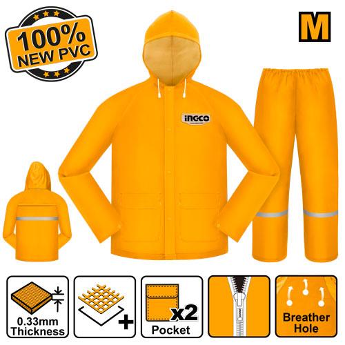 Ingco Size M Rain suit | HRCTSKT031.M Ingco